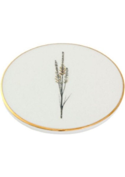 Botanical Desen 10CM Bardak Altlığı, Şık ve Doğal Tasarım