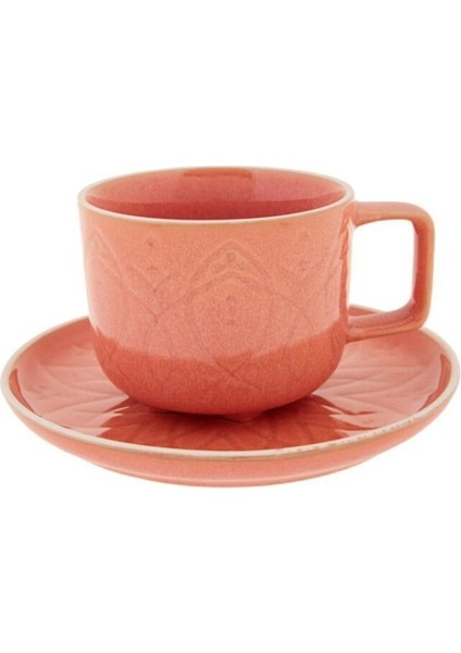Pembe 2 Kişilik Çay Fincanı Takımı, Şık ve Zarif Tasarım, Keyifli Kullanım fiyatları