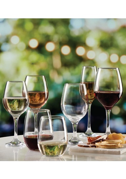 Amber Ayaklı Kadeh Seti 6'lı 460 cc Şık ve Şeffaf Tasarım fiyatları