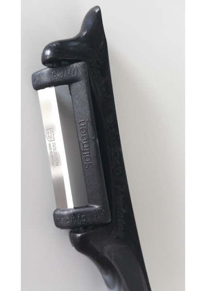 Şık 6'lı Ebruli Siyah Meyve Bıçağı Seti, Topuz Sap, Yan Soyacak ve Mikro Tırtıklı Doğrama indirimleri