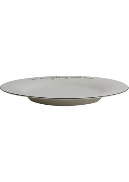 27 cm Beyaz Düz Tabak, Şık ve Kullanışlı Ev ve Davet Sofraları Için fiyatları