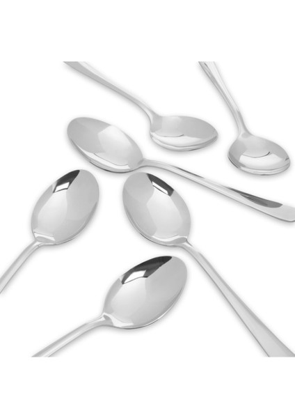 Gri 6'lı Yemek Kaşığı Seti, Şık ve Kullanışlı Mutfak Gereçleri fiyatları