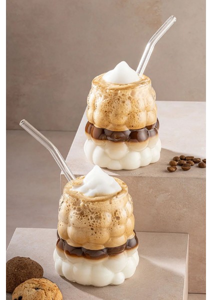 Turuncu Isıya Dayanıklı Boncuk Cam Cezve ve Bardak Seti, Şık ve Dayanıklı Tasarım fiyatları