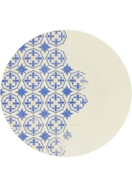 Beyaz Düz Tabak 21CM, Zarif ve Şık Sunumlar Için Uygun