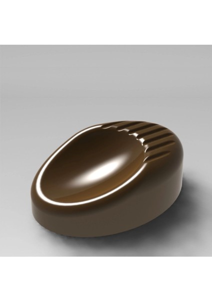 Turuncu Oval Pralin Kalıbı, 10.5 Gr, Dayanıklı ve Kullanışlı, Yüksek Kalite Ürün