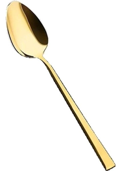 Renkli 12'li Tatlı Kaşığı Seti DZHG-303 Hüma Gold, Şık ve Kullanışlı Tasarım