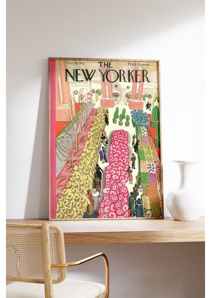 Renkli 1932 New Yorker Posteri, Çerçevesiz, Sanat ve Dekorasyon Için Mükemmel fiyatları