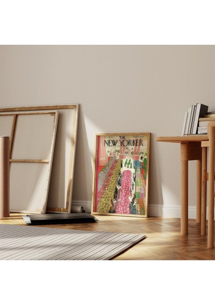 Renkli 1932 New Yorker Posteri, Çerçevesiz, Sanat ve Dekorasyon Için Mükemmel modelleri