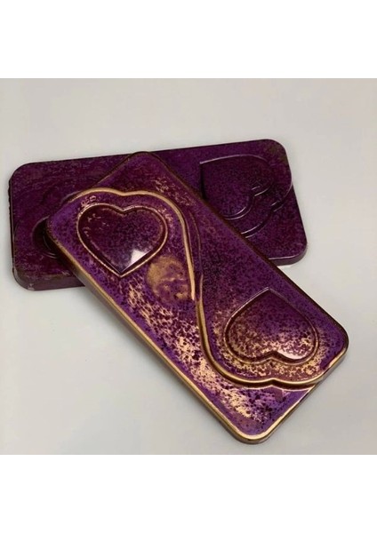 Turuncu Polikarbon Kalp Tablet Çikolata Kalıbı, 95 Gr, Pratik ve Şık Tasarım