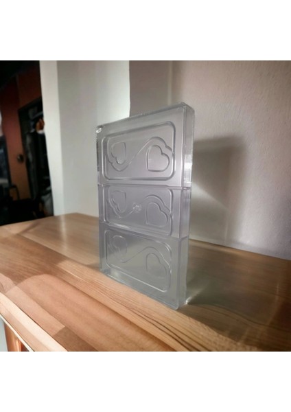 Turuncu Polikarbon Kalp Tablet Çikolata Kalıbı, 95 Gr, Pratik ve Şık Tasarım fiyatları