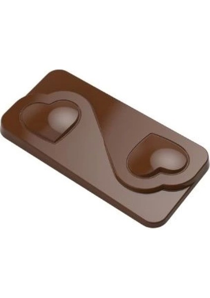 Turuncu Polikarbon Kalp Tablet Çikolata Kalıbı, 95 Gr, Pratik ve Şık Tasarım modelleri