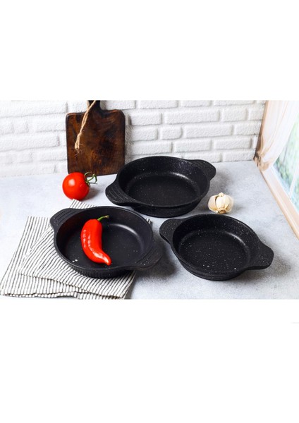 Döküm 3'lü Sahan Seti, 16-18-20 Cm, Şık ve Dayanıklı Mutfak Gereci Seti fiyatları