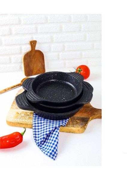 Döküm 3'lü Sahan Seti, 16-18-20 Cm, Şık ve Dayanıklı Mutfak Gereci Seti modelleri