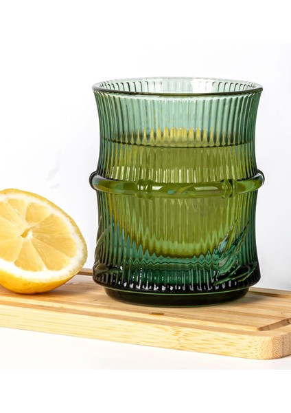 Yeşil Gravürlü Meşrubat Bardağı Takımı (4'lü) fırsatları
