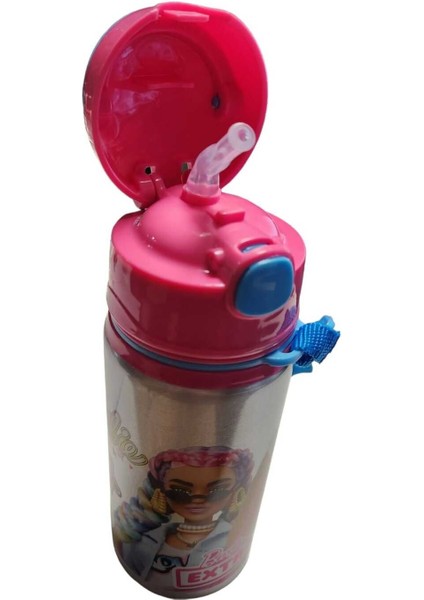 500ML Aluminyum Matara, Pipetli, Gri Renkli, Şık ve Hafif Tasarım modelleri