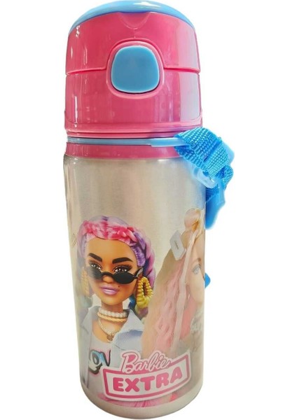 500ML Aluminyum Matara, Pipetli, Gri Renkli, Şık ve Hafif Tasarım fırsatları