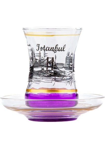 6 Kişilik Renkli Çay Bardağı Takımı, Şık ve Kullanışlı Set fiyatları