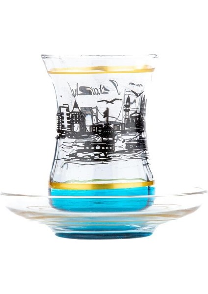 6 Kişilik Renkli Çay Bardağı Takımı, Şık ve Kullanışlı Set indirimleri