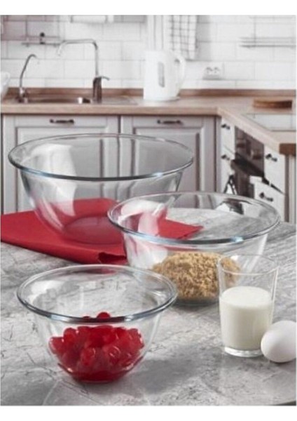 Beyaz 4 Parça Fırın ve Karıştırma Kabı Seti, Lezzetli Tarifler Için Mükemmel Seçim fiyatları