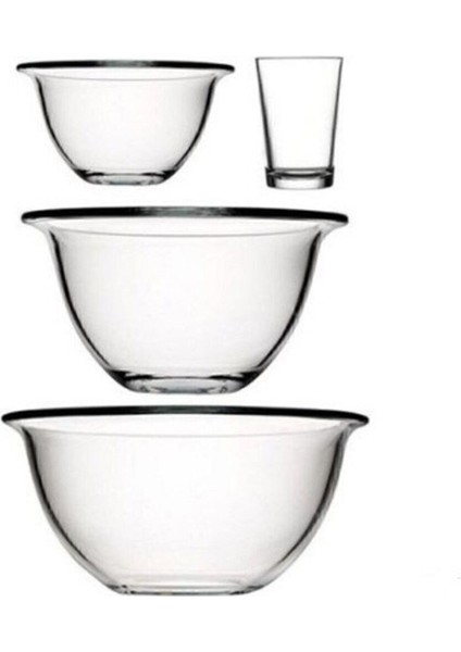 Beyaz 4 Parça Fırın ve Karıştırma Kabı Seti, Lezzetli Tarifler Için Mükemmel Seçim modelleri