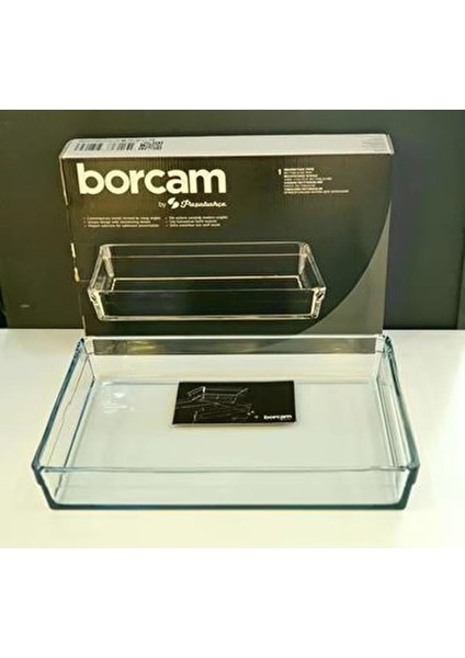 Dikdörtgen Cam Tepsi, 4350 Cc, Beyaz, Orijinal Kutuda, Dayanıklı ve Şık Tasarım