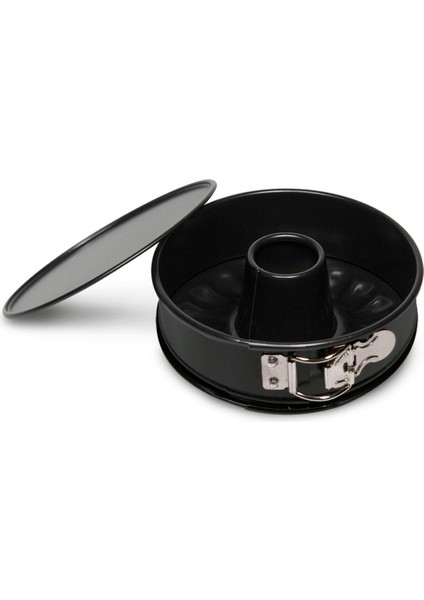 Çift Tabanlı 16CM Kek Kalıbı, Siyah, Guardini Gardenia