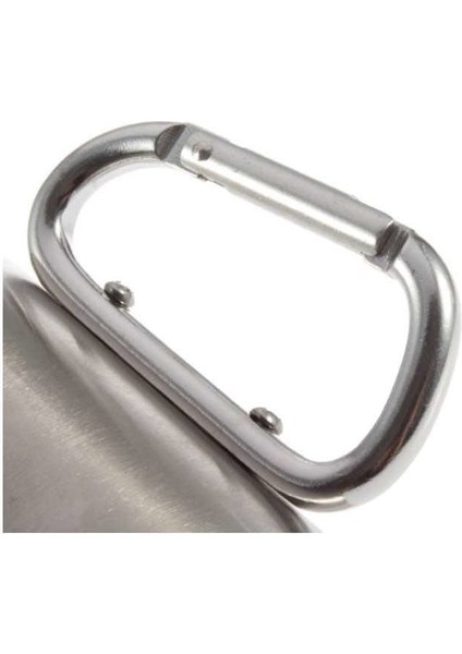 Krom Çift Katmanlı Karabinalı Şık Kupa, Dayanıklı ve Modern Tasarımlı Içecek Kabı