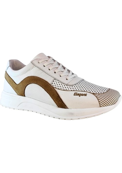 Erkek Hakiki Tabaka Deri El Yapımı Bağcıklı Üstü Delikli Sneakers Ayakkabı 25WM0313 fiyatları