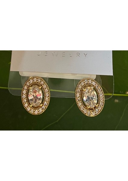 Gold Renk Lüks Gösterişli Figürlü Küpe