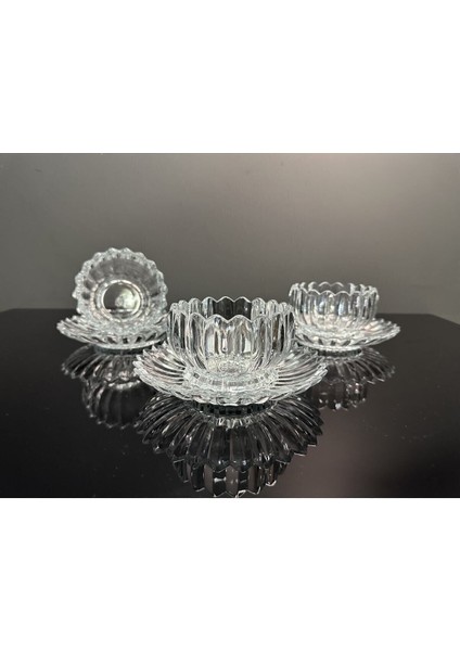 12 Parça Beyaz Çerezlik Kase Takımı, Şık ve Kullanışlı Sunum Seti