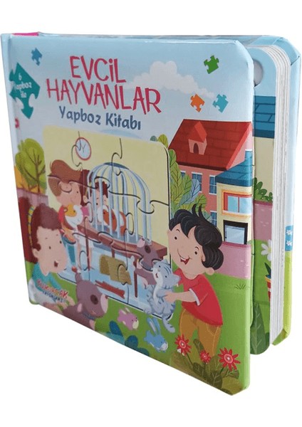 Evcil Hayvanlar Yapboz Kitabı