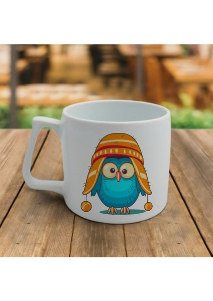 Baykuş Desenli Beyaz Fincan Takımı, Şık ve Kullanışlı, Hediye Için Uygun fiyatları