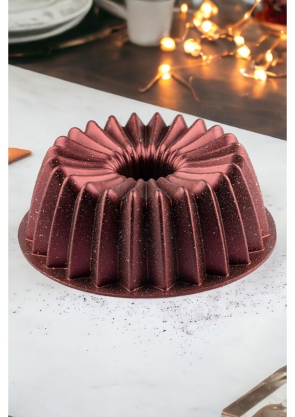 Döküm Granit Kek Kalıbı, Kırmızı Brillant, Dayanıklı ve Şık Tasarım fiyatları