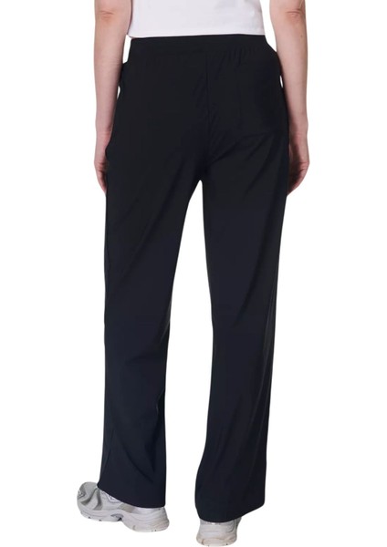 Explorer Wide Leg 30 Trouser Kadın Siyah Pantolon