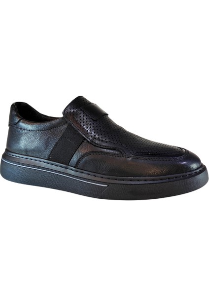 Erkek Hakiki Tabaka Deri Lastik Bantlı Sneakers Ayakkabı 25WM0301 fiyatları