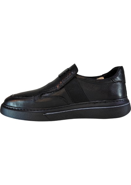 Erkek Hakiki Tabaka Deri Lastik Bantlı Sneakers Ayakkabı 25WM0301 indirimleri