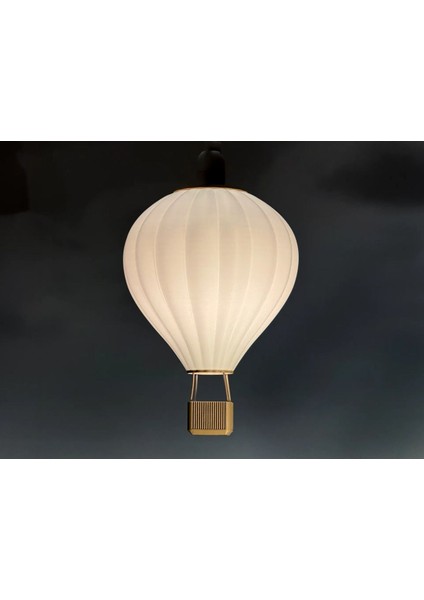 Beyaz Uçan Balon 3D Modern Dekoratif Sarkıt Aydınlatma modelleri