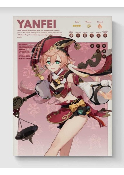 Renkli Anime Poster, Yüksek Çözünürlüklü Duvar Dekorasyonu