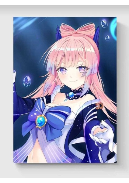 Yüksek Çözünürlüklü Renkli Anime Poster, Duvar Dekorasyonu, Oyun Temalı Sanat Eseri