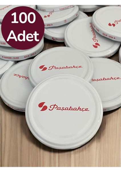 100 Adet Beyaz Konserve Kapağı - Güvenli ve Pratik Kullanım