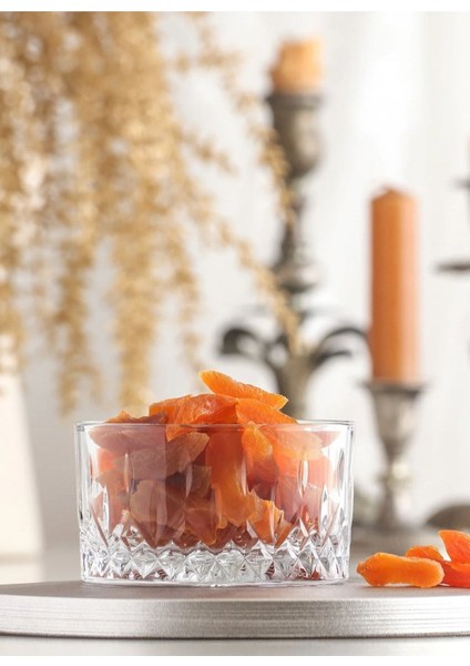 Turuncu Cam Kase, Çok Amaçlı Salata, Çerez ve Sosluk Için Ideal, Şık Tasarım.