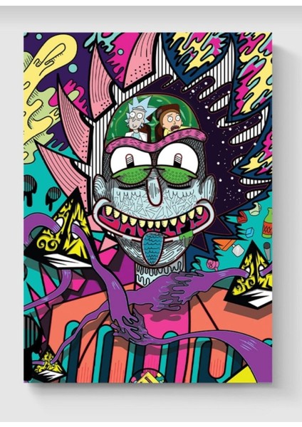 Renkli Yüksek Çözünürlüklü Tv ve Duvar Posteri, Eğlenceli ve Canlı Tasarım