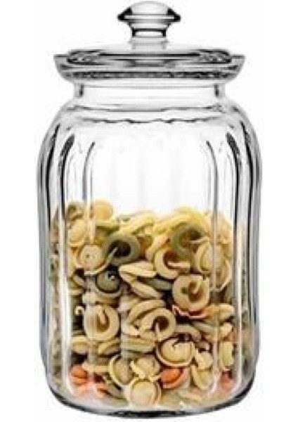 Cam Kavanoz, Vakumlu, 2500 Cc, Temiz ve Şık Tasarım, Pratik Kullanımlar Için Ideal