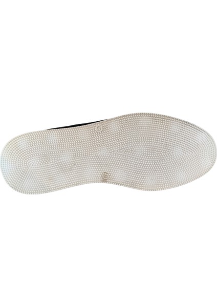 Erkek Hakiki Tabaka Deri Üstü Delikli Bağcıksız Sneakers Ayakkabı 25WM0304