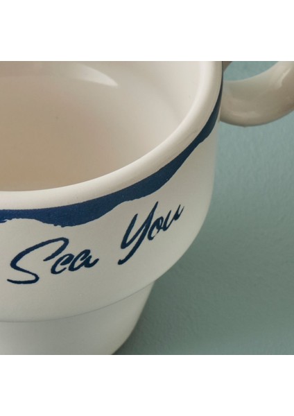 Iki Parça Mavi Seramik Espresso Seti, 105 Cc, Zarif ve Şık Tasarım fırsatları