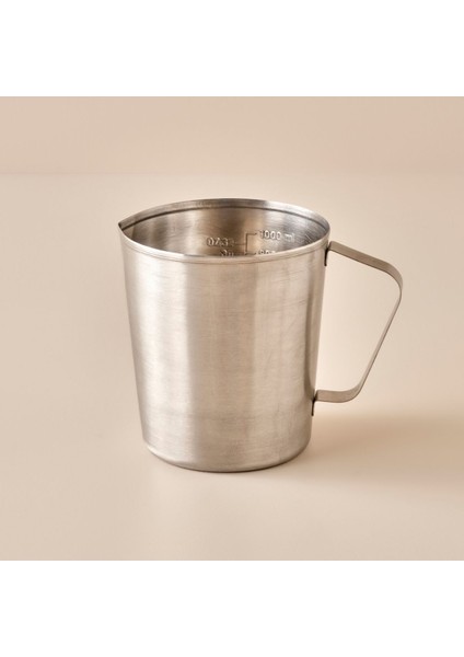 1000 ml Gümüş Ölçü Kabı, Pratik ve Şık Mutfak Gereci