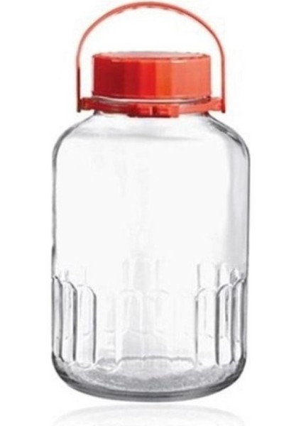 Kırmızı Kapaklı 3 Litre Kavanoz, Şık ve Kullanışlı Saklama Çözümü modelleri