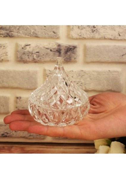 6'lı Turuncu Mini Cam Şekerlik ve Lokumluk, Şık ve Kullanışlı Tasarım