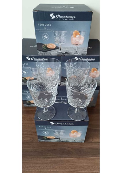 Turuncu Kokteyl ve Kase Seti, 4'lü, Şık ve Modern Tasarım