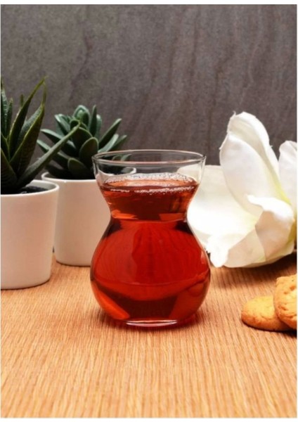 Beyaz Dantel Çay Bardağı 145 cc 6'lı Set, Şık ve Şeffaf Tasarım fiyatları